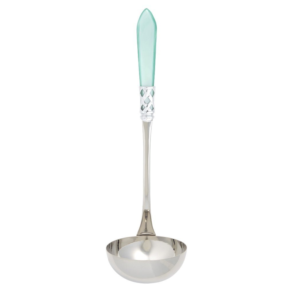 Vietri Aladdin Brilliant Soup Ladle Dinnerware Vietri Aqua 