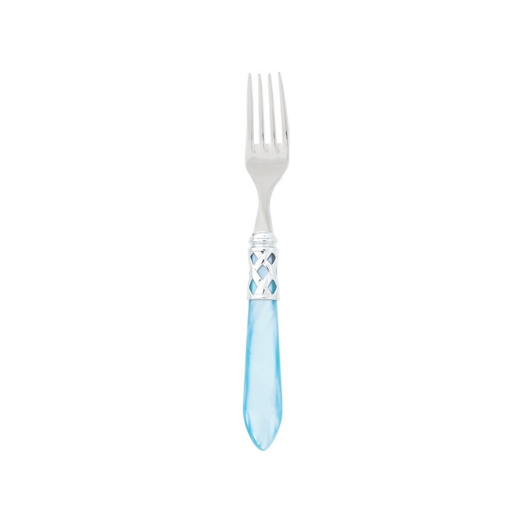 Vietri Aladdin Brilliant Salad Fork Dinnerware Vietri Light Blue 