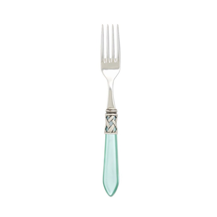 Vietri Aladdin Antique Place Fork Dinnerware Vietri Aqua 