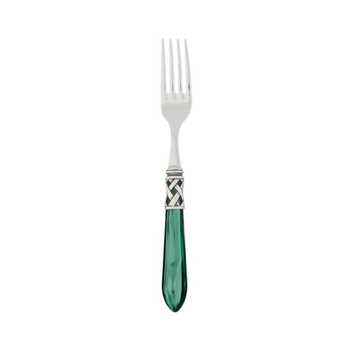 Vietri Aladdin Antique Place Fork Dinnerware Vietri Green 