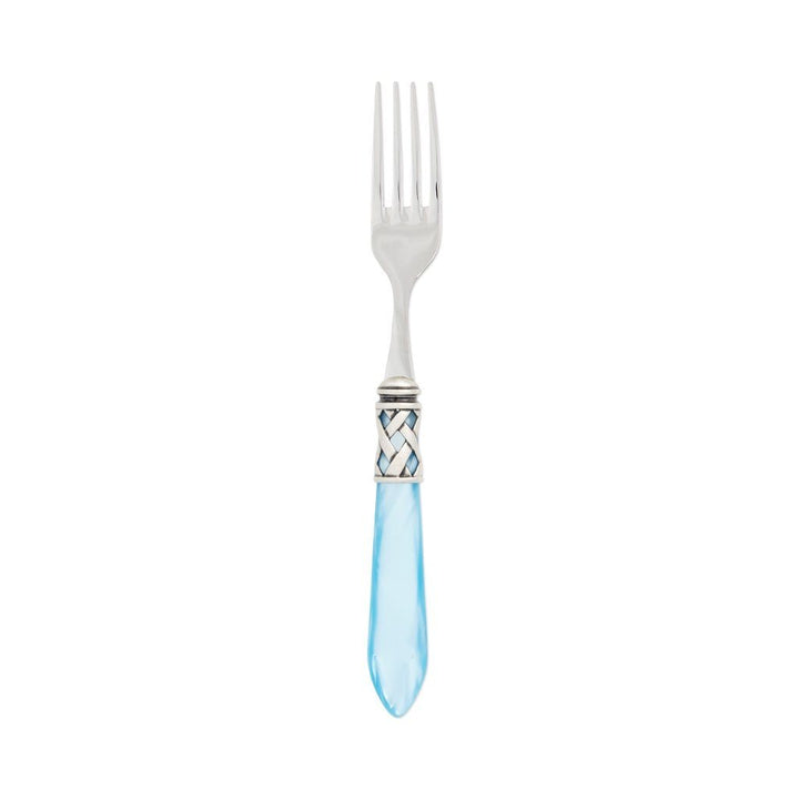 Vietri Aladdin Antique Place Fork Dinnerware Vietri Light Blue 