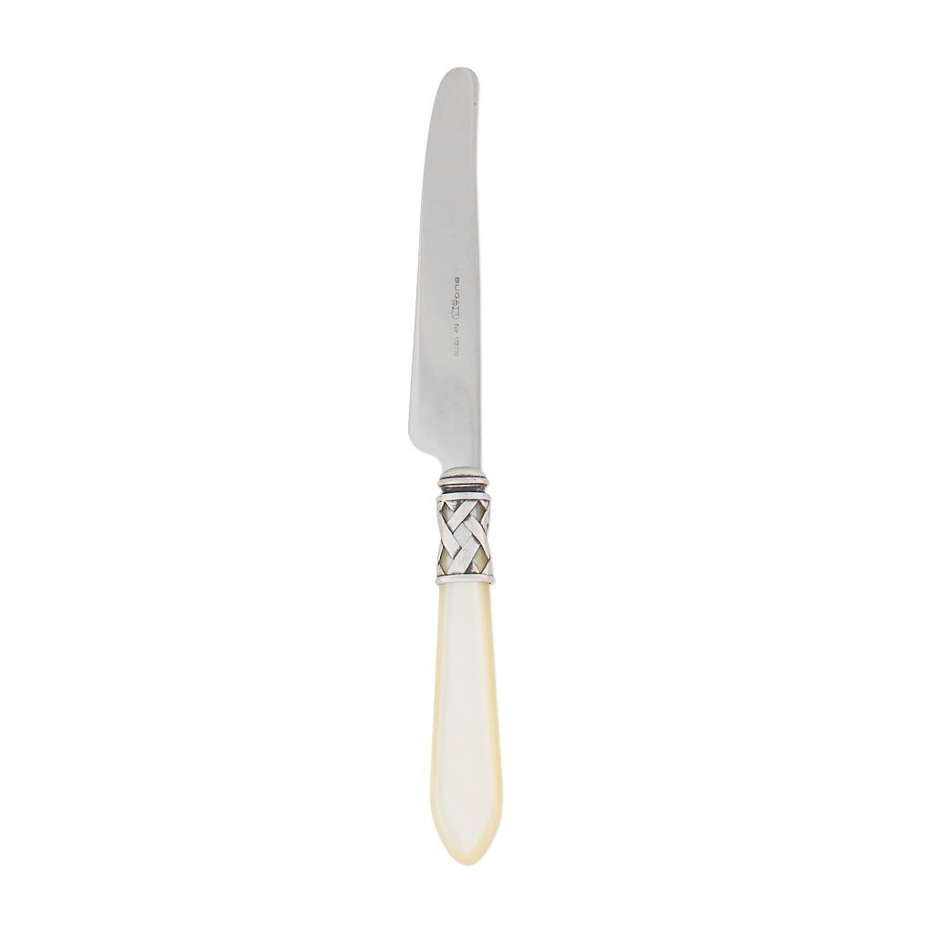 Vietri Aladdin Antique Place Knife Dinnerware Vietri Ivory 