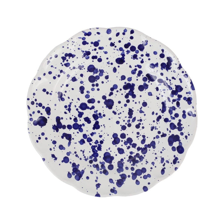 Vietri Amalfitana Splatter Salad Plate Dinnerware Vietri Cobalt 