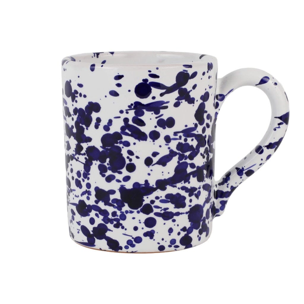 Vietri Amalfitana Splatter Mug Dinnerware Vietri Cobalt 