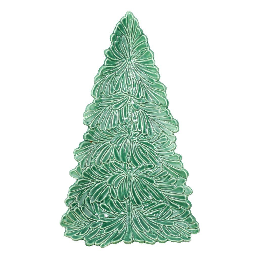 Vietri Lastra Holiday Figural Tree Small Platter Dinnerware Vietri 