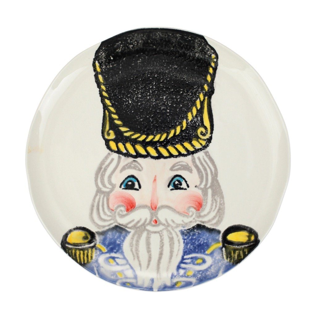 Vietri Nutcrackers Blue Dinner Plate Dinnerware Vietri 