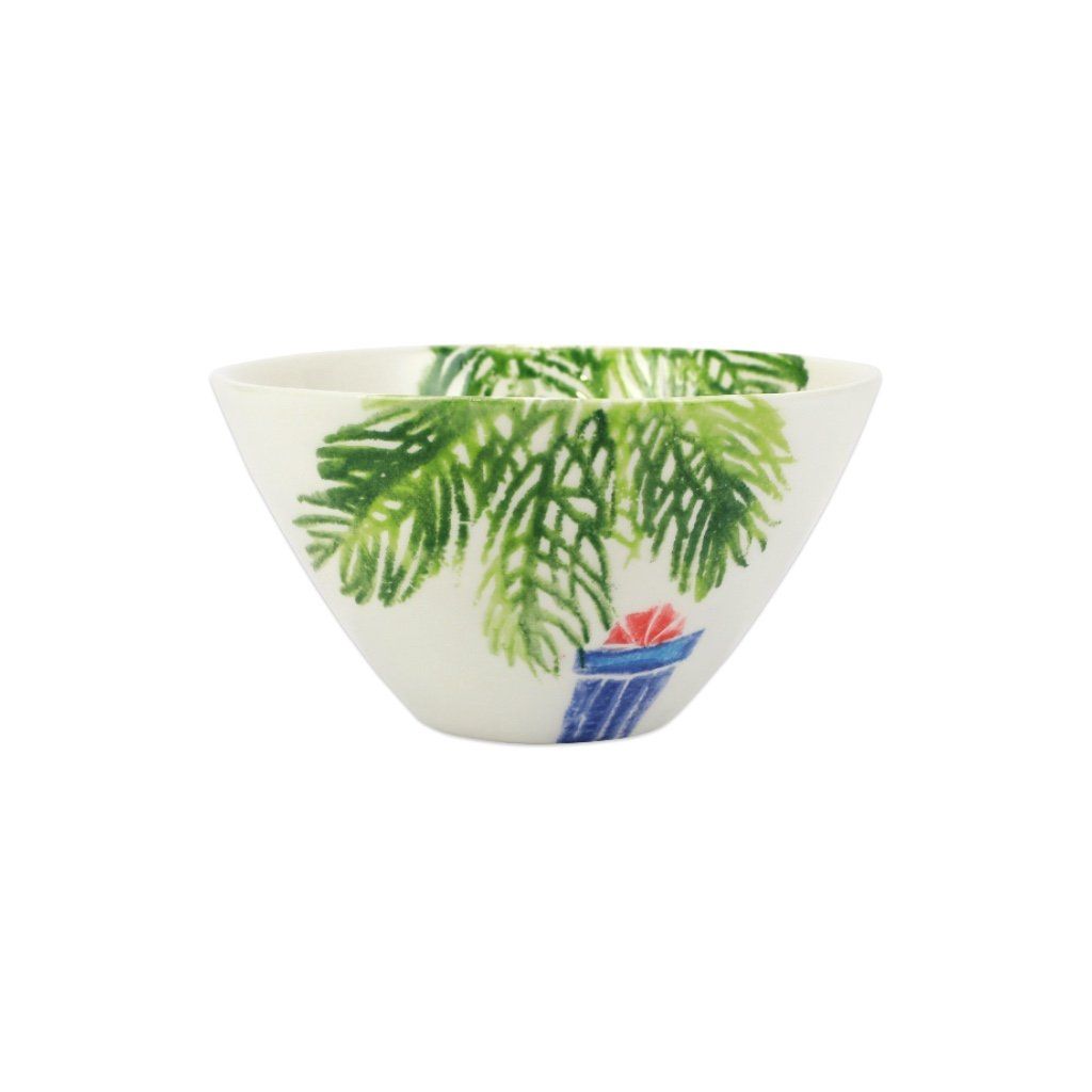 Vietri Nutcrackers Candy Cane Cereal Bowl Dinnerware Vietri 