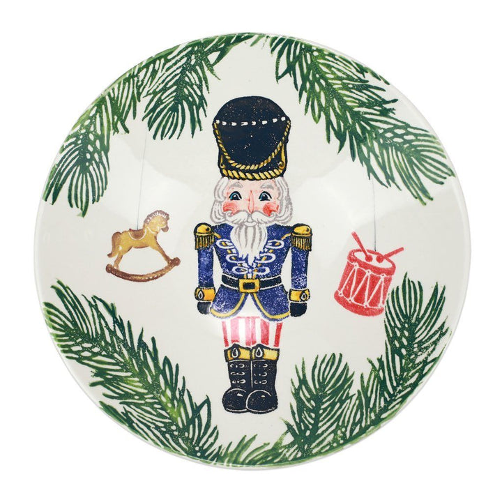 Vietri Nutcrackers Large Serving Bowl Dinnerware Vietri 