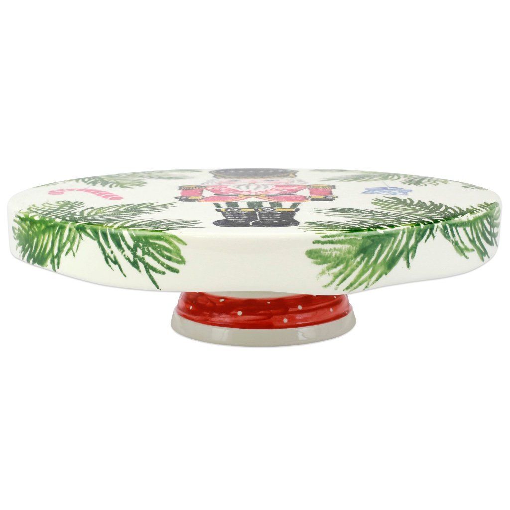 Vietri Nutcrackers Cake Stand Dinnerware Vietri 