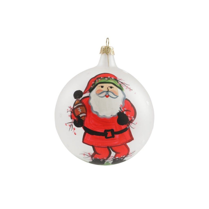 Vietri Old St. Nick Football Ornament Dinnerware Vietri 