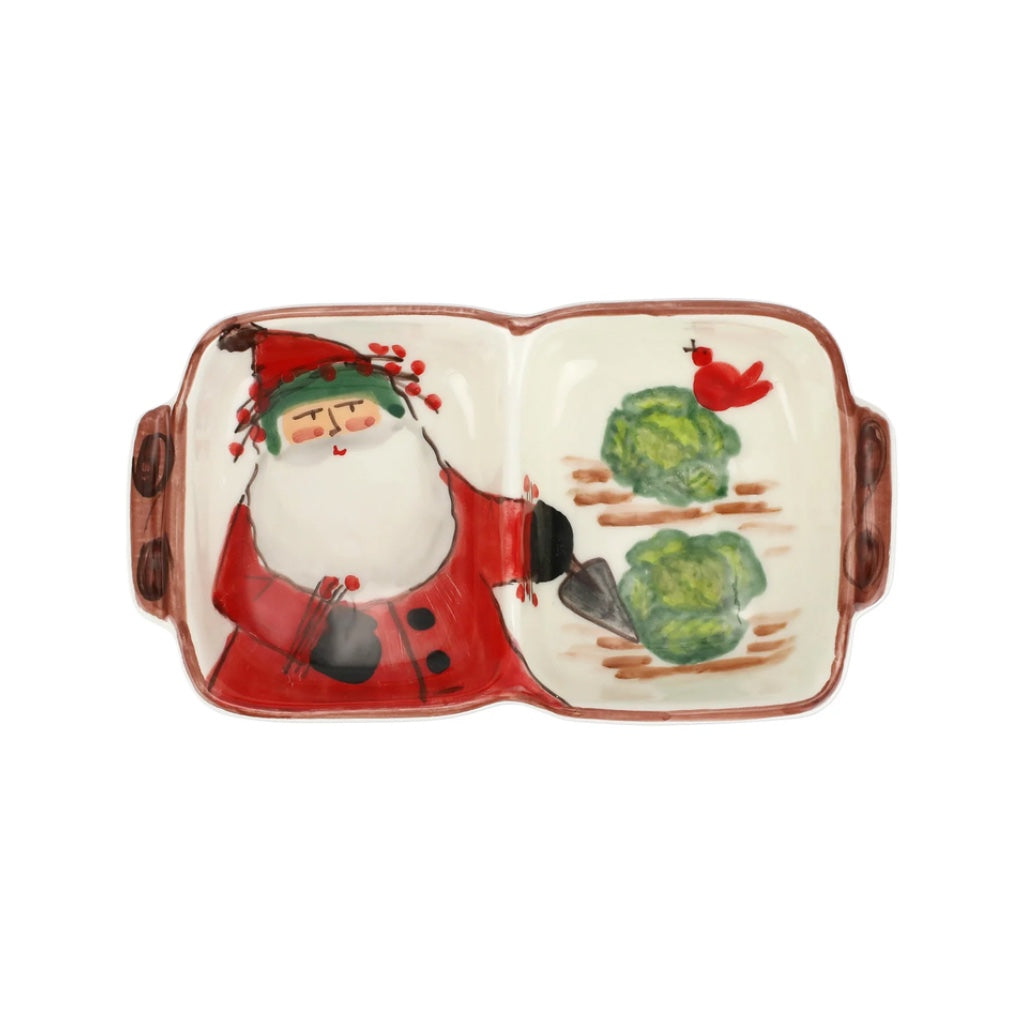 Vietri Old St. Nick Two-Part Server Dinnerware Vietri 