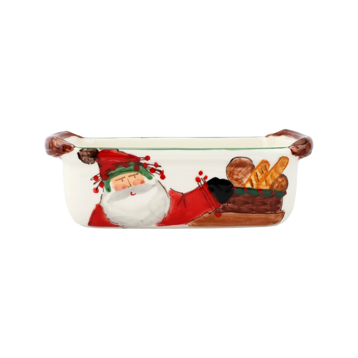 Vietri Old St. Nick Loaf Pan Dinnerware Vietri 