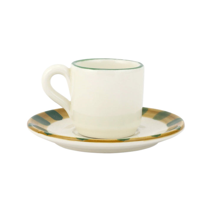 Vietri Old St. Nick Assorted Espresso Cups & Saucers - Set of 4 Dinnerware Vietri 