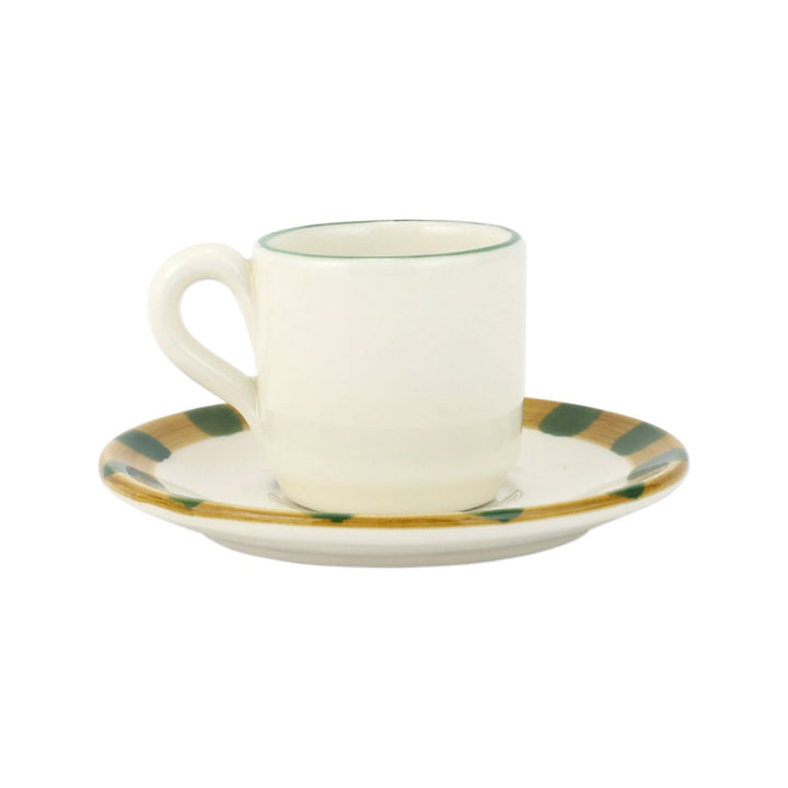 Vietri Old St. Nick Assorted Espresso Cups & Saucers - Set of 4 Dinnerware Vietri 