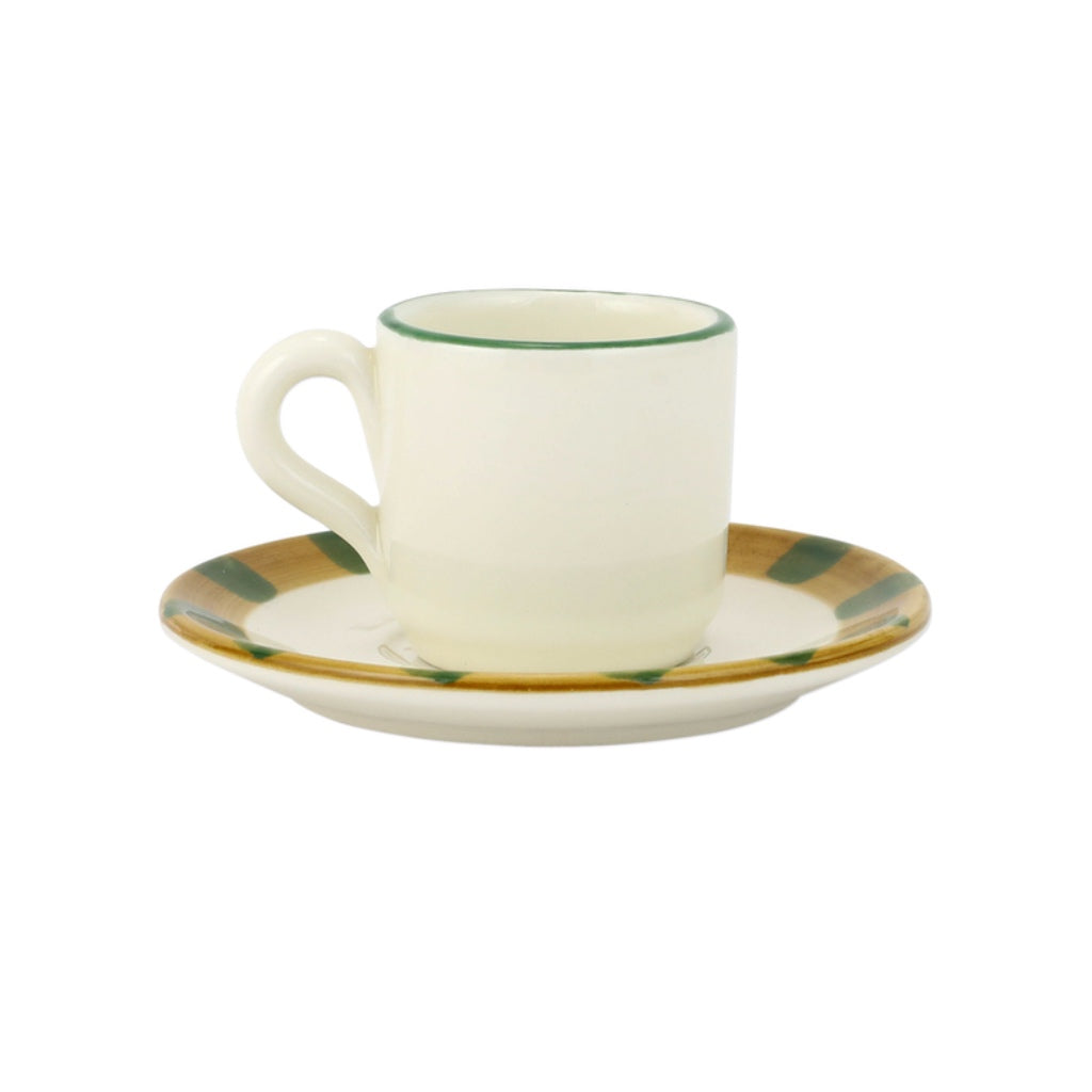 Vietri Old St. Nick Assorted Espresso Cups & Saucers - Set of 4 Dinnerware Vietri 