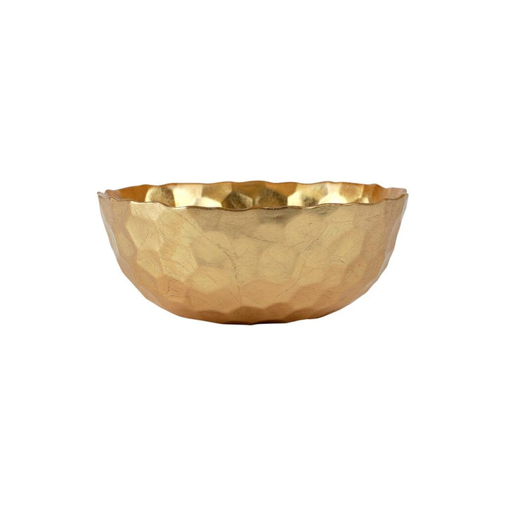 Vietri Rufolo Glass Gold Honeycomb Small Bowl Dinnerware Vietri 